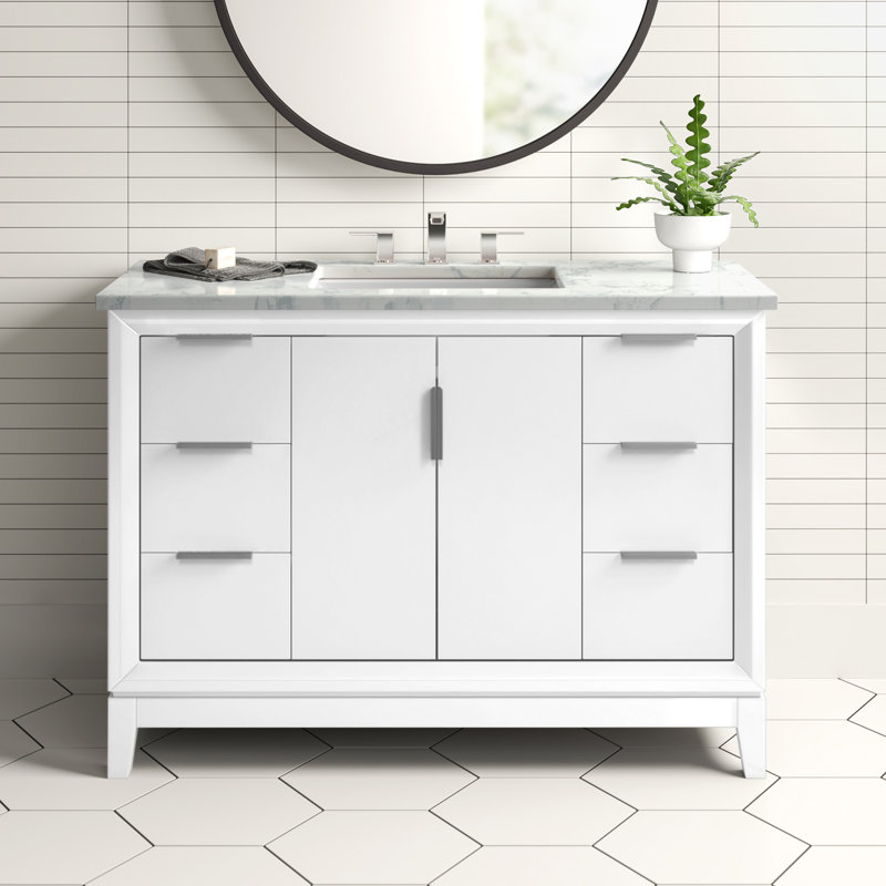AllModern Tappahannock 48" Single Bathroom Vanity Set & Reviews Wayfair